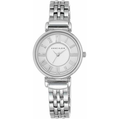 Anne Klein Damen Analog Quarz Uhr mit Edelstahl Armband AK/N2159SVSV