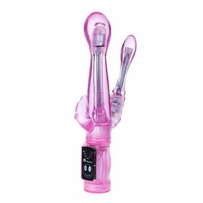 Intimate Tease Dreifach-Rotationsvibrator Rosa
