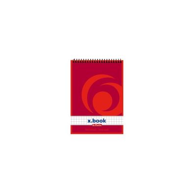 Herlitz Spiralnotizblock A6 50 Blatt kariert