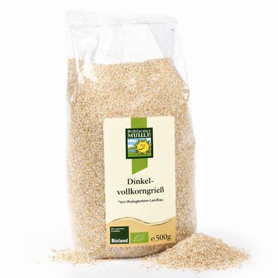 Bohlsener Mühle Bio Dinkelvollkorngrieß - 500.0g