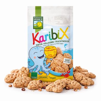 Bohlsener Mühle KaribiX Hafer-Vollkorn Fruchtkekse - 125.0g