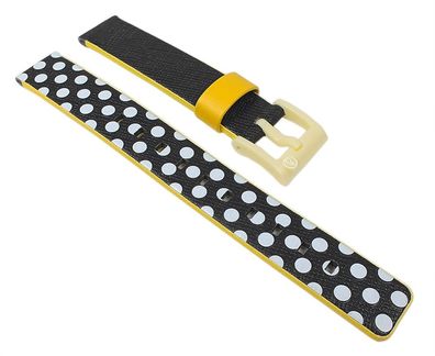 Q&Q by Citizen | SmileSolar Uhrenarmband Materialmix 14mm | 26505