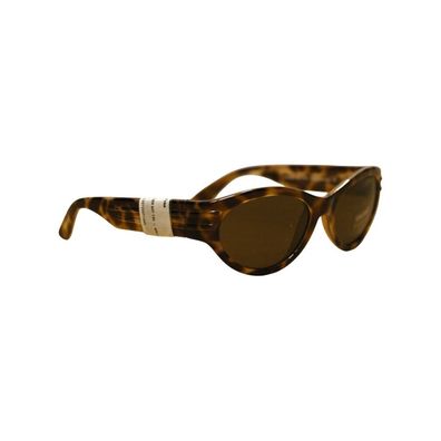 Vereinigte Farben der Sonnenbrille Brown Print Cat`s Eye Unisex