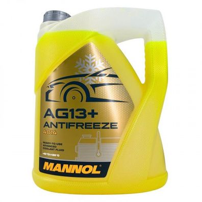Mannol Antifreeze Kühlerfrostschutz AG13+ (-40 °C) Advanced 5 Liter