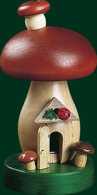 Räucherfigur Räucherpilz Höhe= 14cm NEU Räuchermann Rauchmann Räucherkerze Rauche