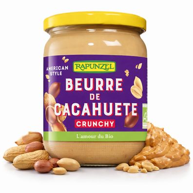 Rapunzel Bio Peanutbutter Crunchy 500g