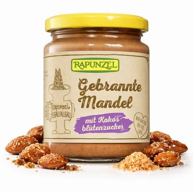 Rapunzel Bio Gebrannte Mandel Aufstrich mit Kokosblütenzucker - 250g