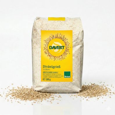 Davert Bio Dinkelgrieß 1 Beutel - 500.0g