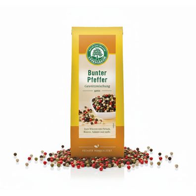 Lebensbaum Bio Pfeffer Mix bunt ganz - 50g