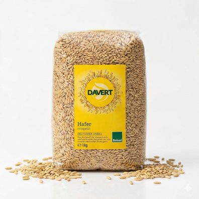 Davert bio Hafer entspelzt, 1kg