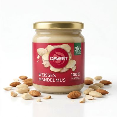 Davert weißes Bio Mandelmus - 250g