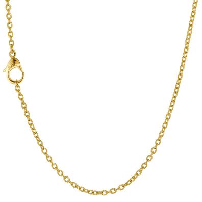 Boccia Schmuck Damenkette Titan Goldfarben 08048-02