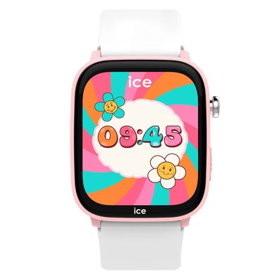 Ice-Watch Kinder-Smartwatch ICE Smart Junior Find Hub Weiß/Rosa 025681