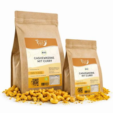 Tasty Pott Cashewkerne Curry geröstet und gesalzen - im Beutel