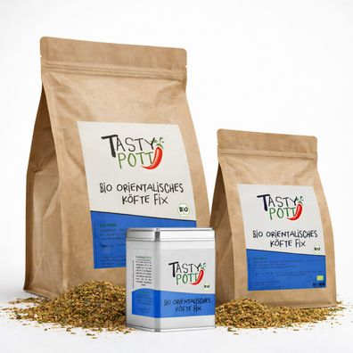 Tasty Pott Orientalisches Bio Köfte Gewürz - Gewürzmischung - im Beutel