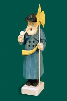 Räucherfigur Nachtwächter geschnitzt Höhe 18cm NEU Rauchen Rauc