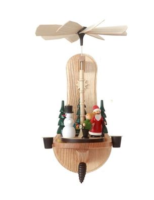 Wandpyramide mit Weihnachtsfiguren bunt Höhe=32cm NEU Weihnachtspyramide