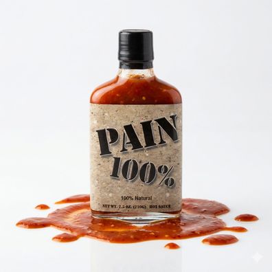 Juan Schmerz 100% Scharfe Soße - 210.0g