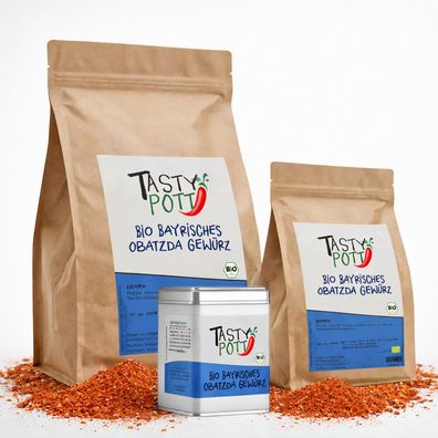 Tasty Pott Bio Bayrisches Obatzda Gewürz - verschiedene Größen im Beutel