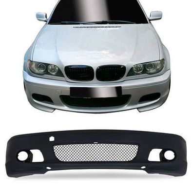 JOM Stoßstange vorne für BMW 3er E46 Coupe/ Cabrio 1999-2007 Grau mit ABE