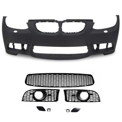 JOM Frontstoßstange für BMW E92 Coupe E93 Cabrio 2006-2010 SRA Schwarz