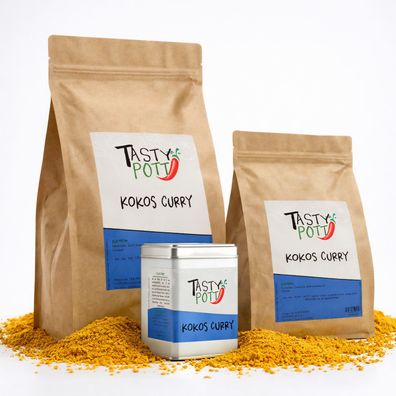 Tasty Pott Kokos Curry Gewürz - im Beutel