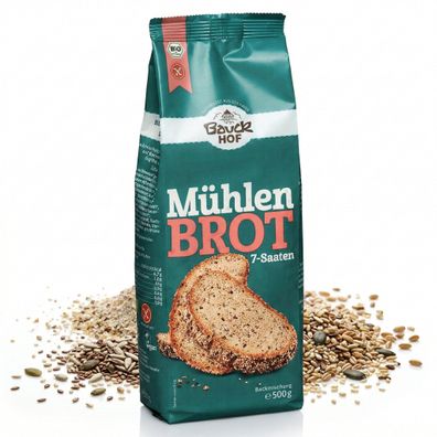 Bauckhof Bio Mühlenbrot 7-Saaten Mix glutenfrei - 3000.0g