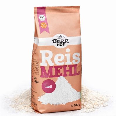 Bauckhof Bio Reismehl hell glutenfrei