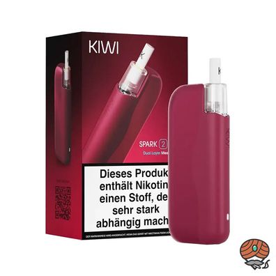 KIWI Spark PRO 2 Kit Red Velvet E-Zigarette, befüllbares Podsystem