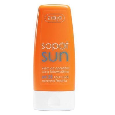 Ziaja Sopot Sun Sonnenschutzcreme SPF25, 60 ml - Für empfindliche Haut geeignet