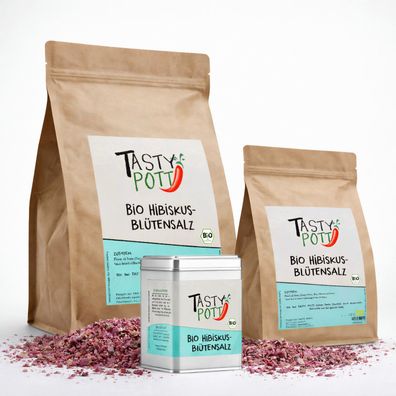 Tasty Pott Bio Hibiskusblütensalz - im Beutel