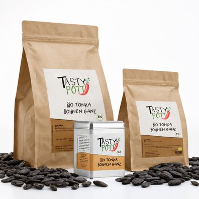 Tasty Pott Bio Tonka Bohnen -ganz- im Beutel