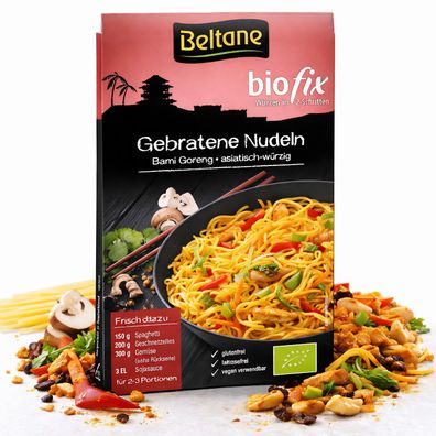 Beltane Biofix Gebratene Nudeln 5 Packungen - 79.5g