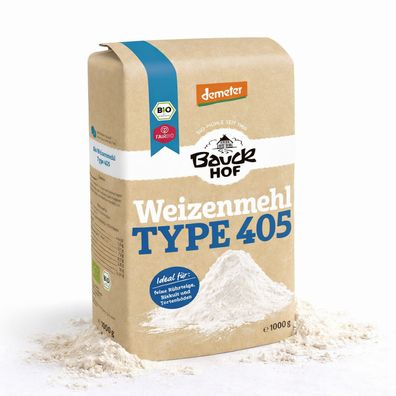 Bauckhof Bio Weizenmehl Type 405 Demeter - 6.0kg