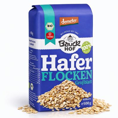 Bauckhof Bio Haferflocken Großblatt Demeter
