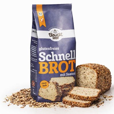 Bauckhof Bio Schnellbrot Backmischung glutenfrei - 3000.0g