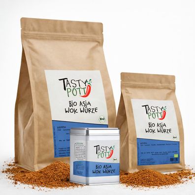 Tasty Pott Bio Asia Wok Gewürzmischung - im Beutel