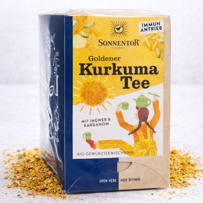 Sonnentor Bio Goldener Kurkuma Tee - 36.0g