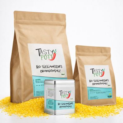 Tasty Pott sizilianisches Bio Orangensalz - im Beutel
