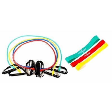Dittmann BodyTube Gymnastikband mit Plastikgriffen + Bonus Rubberband