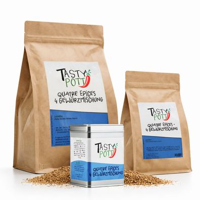 Tasty Pott Quatre Epices 4 Gewürzmischung - im Beutel