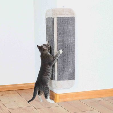 Trixie 43435 Scratching Board For Room Corners, 32 × 60 Cm, Grey/Light Grey
