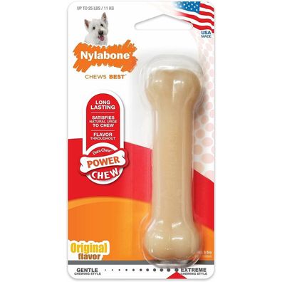 Nylabone 2 Pack Durachew Original Regular Size | Nylon Dental Bone 25 Lb Dogs
