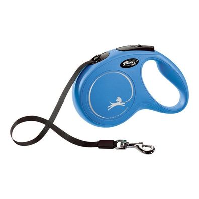 Hundeleine Flexi NEW Classic 5m Blau Größe S