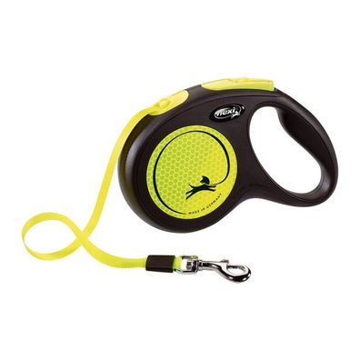 Hundeleine Flexi NEW Classic NEON 5 m Größe S