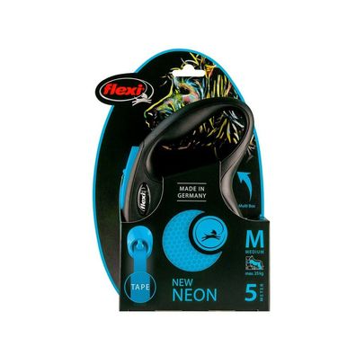 Hundeleine Flexi NEW NEON Blau Größe M