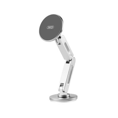 XO C148 Auto-Handyhalterung Silber magnetisch selbstklebend mit 16 Magneten 180