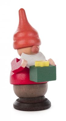 Miniaturfigur Zwerg mit Päckchen BxHxT 3x5,5x2cm NEU Miniaturfigur Figuren