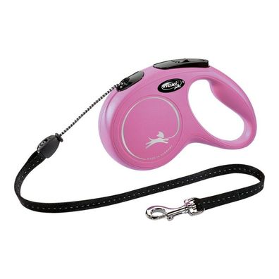 Hundeleine Flexi NEW Classic Rosa Größe S 5 m