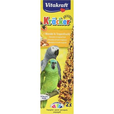 Vitakraft Baton Papagali Migdale/Fructe Tropicale 2 Buc